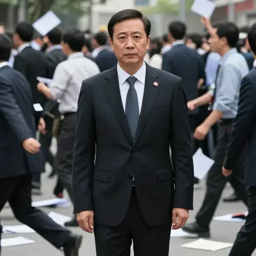 尽管混乱，他在整个考验中保持庄重。