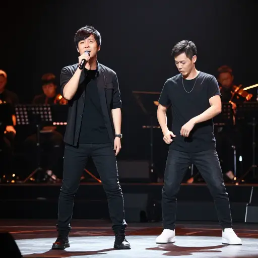 他唱得不错，但在表演中舞跳得非常糟糕。
