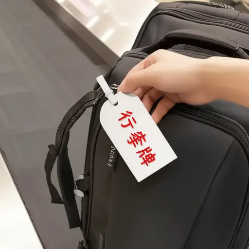别忘记把行李牌挂在你的包上。