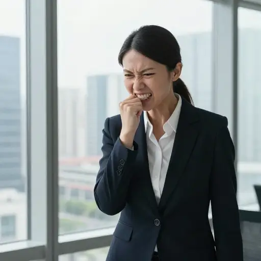 为了在商业中成功，你经常必须咬紧牙关面对挑战。