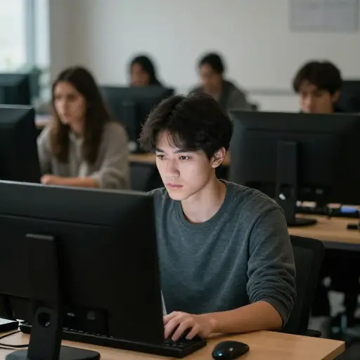 人们说当你过度使用电脑时，与他人的互动就会减少。