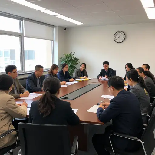 会议在差十分十一点开始。