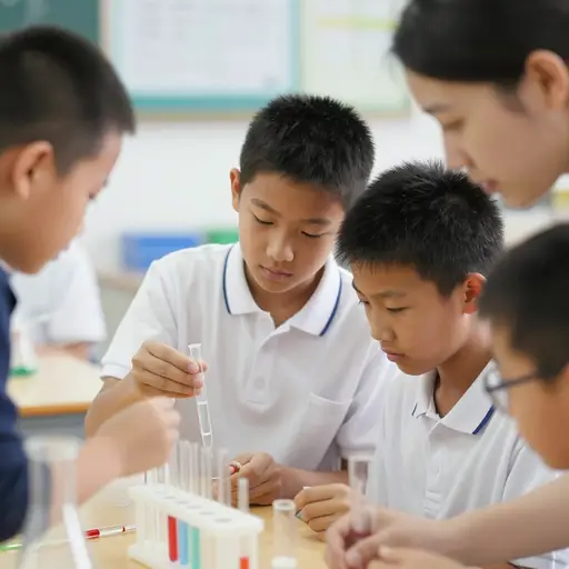 我们星期一有科学课。