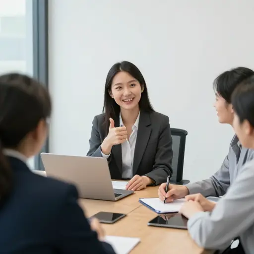 经过一番讨论，她最终同意加入我们的团队。