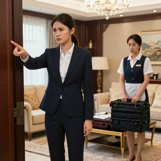 K小姐因为女佣被解雇而威胁离开。