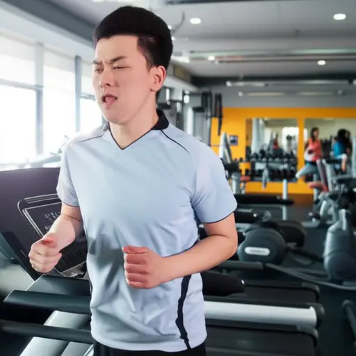 他不太喜欢运动，不过他还是每周去健身房三次。