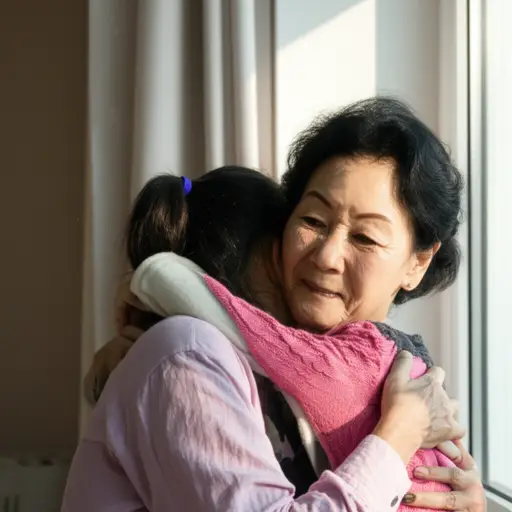 奶奶总是用最温柔的方式安慰我。