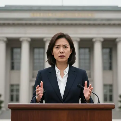 她强烈批评了政府的新教育政策。