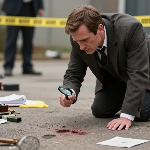 证据让侦探对犯罪得出了一个结论。