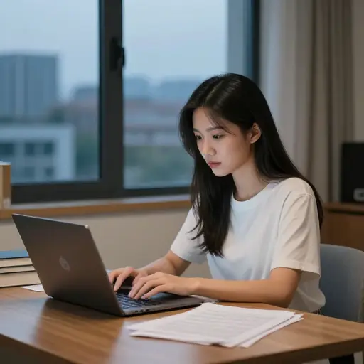 她偶尔接一些零星的自由翻译工作来补贴收入。