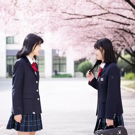 这部动画属于百合题材，讲述了两位女生的校园恋情。