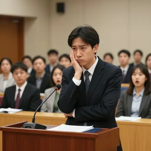 他在演讲中犯了一个愚蠢的错误，把重要数据说错了。