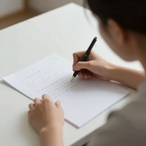 她用寥寥几行字就解释清楚了一切。
