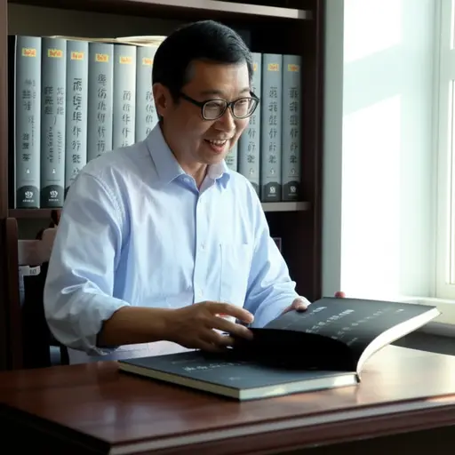 经过十年的努力，他终于成为了一名知名作家。