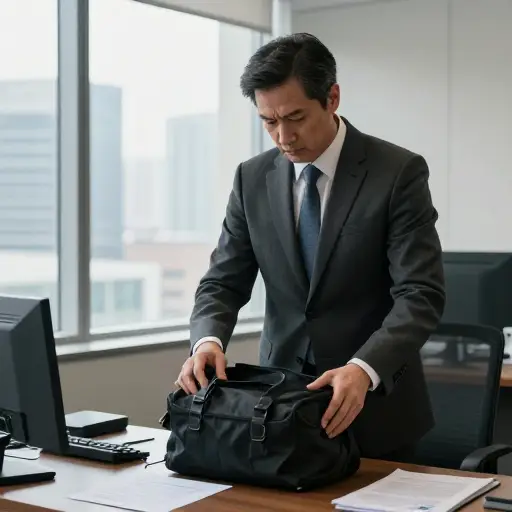 丑闻发生后，那位首席执行官辞去了职务。