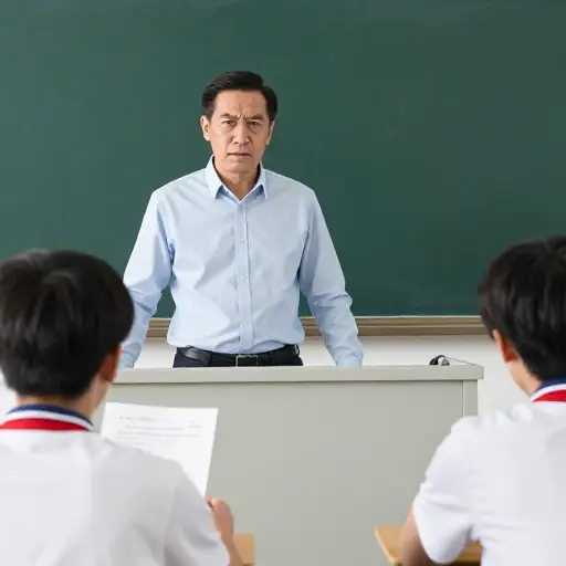 老师指责他抄袭了答案。