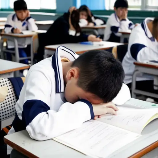 他总是独来独往，同学们都把他当成一个失败者。