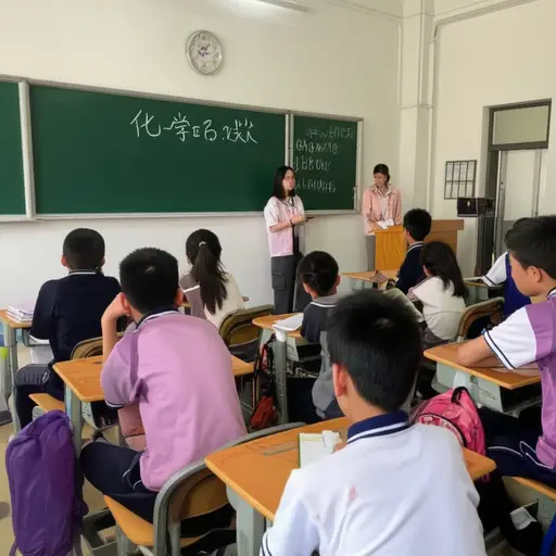 我们每周有两节化学课。