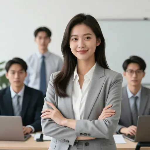 她喜欢因为时尚的穿着而成为同事们羡慕的对象。