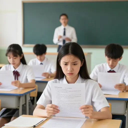 许多学生对新考试形式不太清楚。