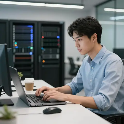 他想要一份信息技术行业的工作。