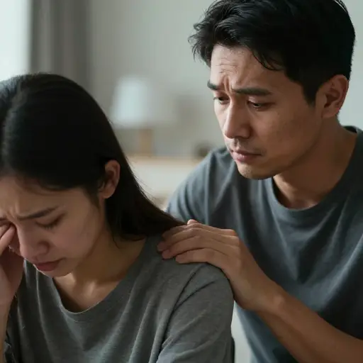 尽管消息令人悲伤，他还是强忍悲痛去安慰他人。