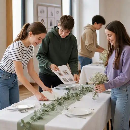 学生们按计划完成了这项工作。