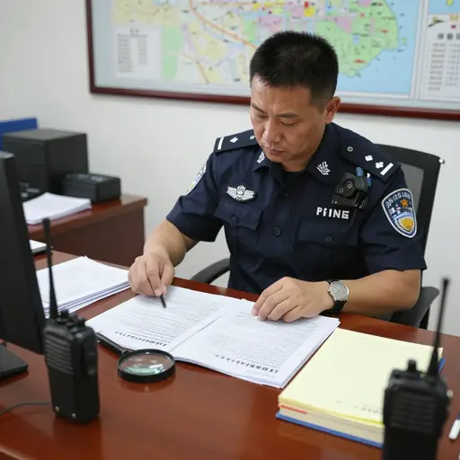 证据在犯罪现场被发现。