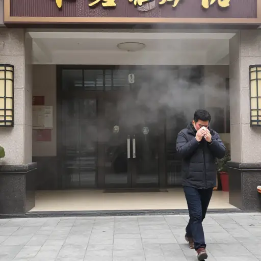 这家酒店有一股难闻的气味。