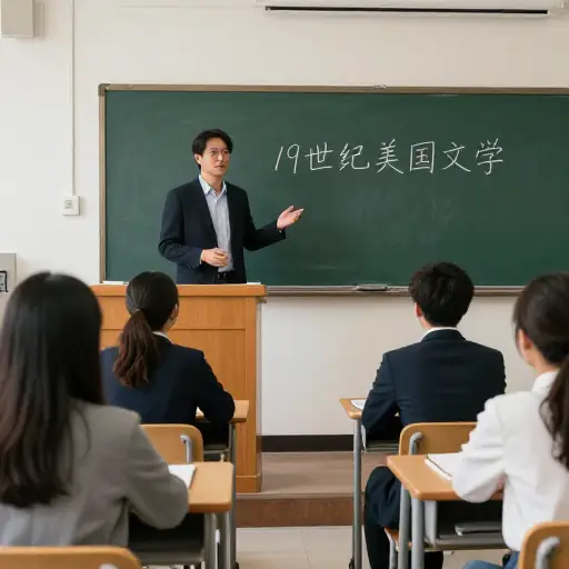 我正在上一门关于19世纪美国文学的课。