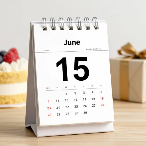 我的生日是6月15日，没错。