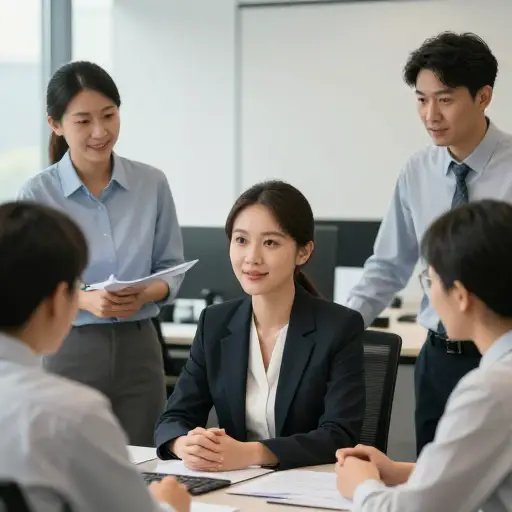 她受到其他员工的高度尊重。