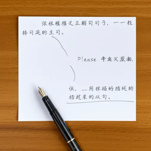 在主句后面，他加了一个从句来补充说明。