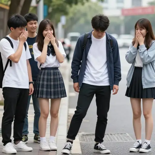 他们总是嘲笑他笨拙的走路方式。