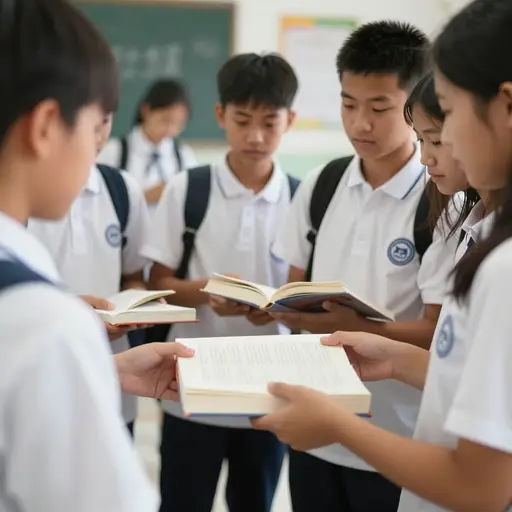他们正在用新书支持我们的学校。