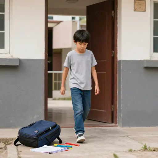 这个不幸的小男孩每次出门都会遇到麻烦事。