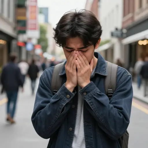 当我看到那一幕时，我伤心欲绝。
