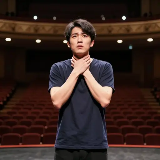 对于一名演员来说，失去说话能力是难以想象的挫折。