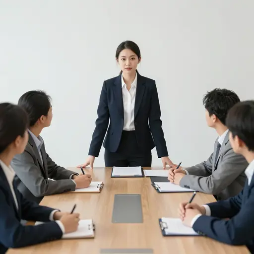 在没有明确指示的情况下，她主动重组了团队以提高效率。