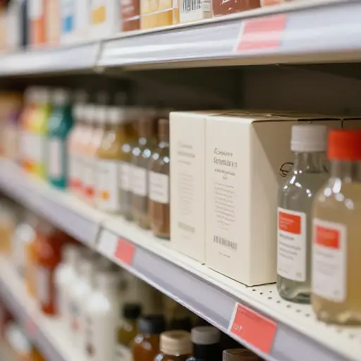 销售商品在标签上用红色标记。
