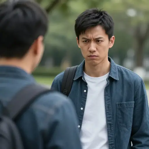 他开始生气了，所以我决定不再提了。