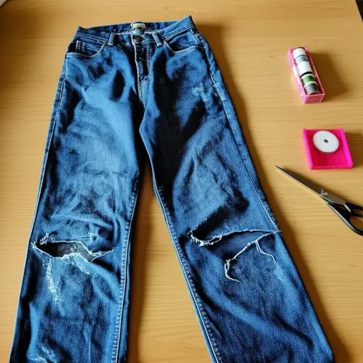 我需要修补这条破了的裤子。