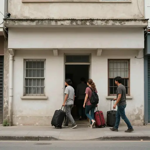 这家慈善机构在市中心运营一个为无家可归者提供的旅社。
