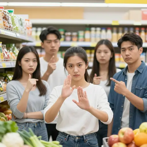 他们反对转基因食品。