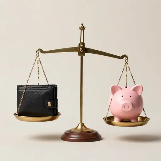 在支出和储蓄之间取得平衡很重要。