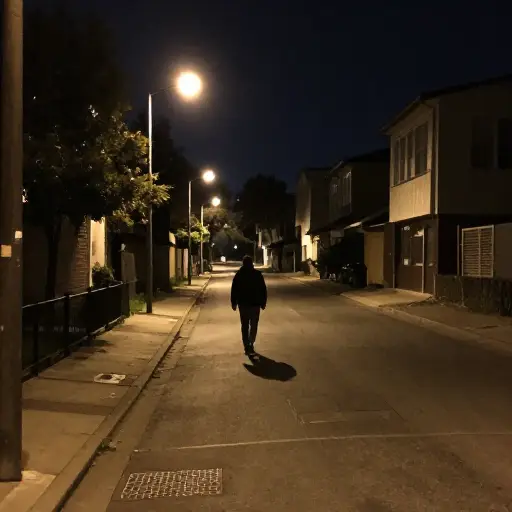 晚上独自走回家可能很危险。
