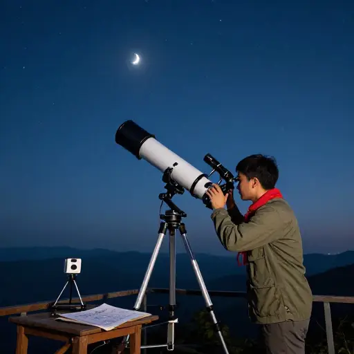 那位天文学家发现了一颗新的行星。