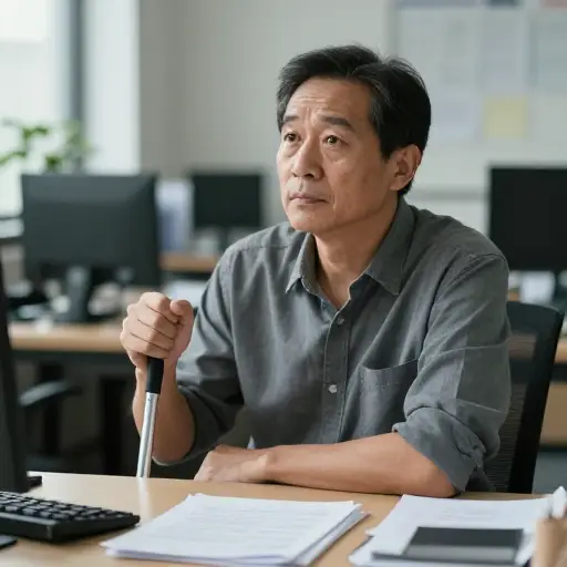 那次事故导致了永久性失明，这严重影响了他的职业生涯。