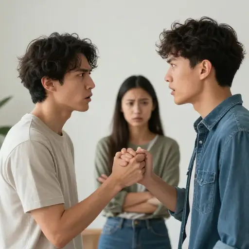 当亲密朋友争吵时，这会让你处于困难境地。