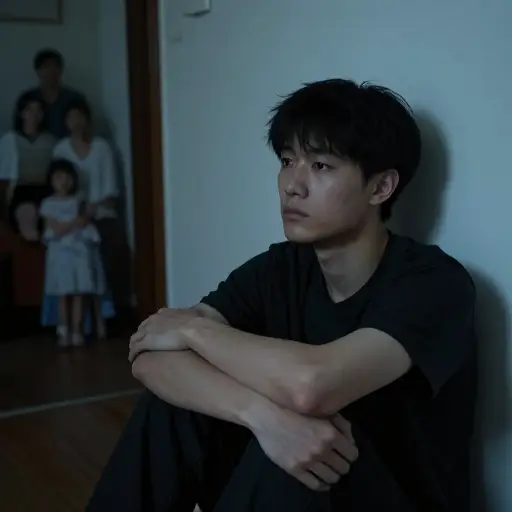 他很难向任何人敞开心扉，即使是他的家人。